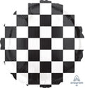 Black and White Checkered Pattern Balloon (18 Inch)