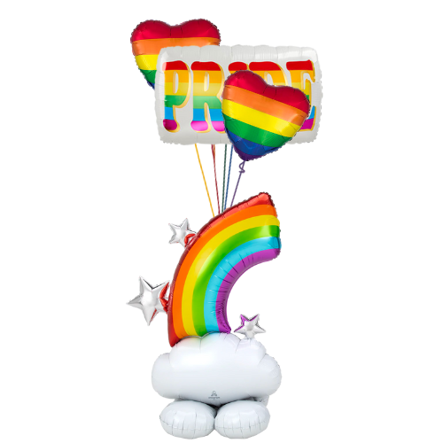 LGBTQ+ PRIDE Trio Bouquet (4 Balloons)