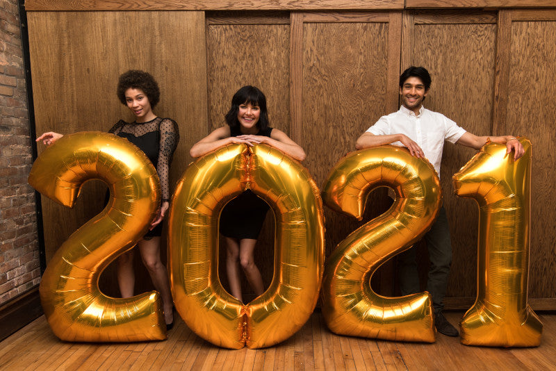 Very Large 5' Gold Numbers (53 Inch)