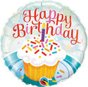 Birthday Cupcake and Sprinkles