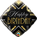 Happy Birthday Diamond Sparkles & Art Deco 18"