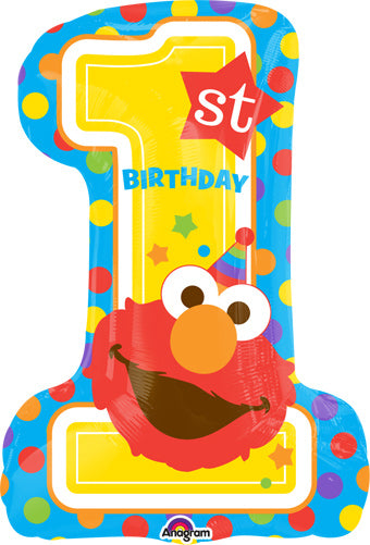 Elmo 1st Birthday Shape