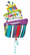 Happy Birthday Funky Cake (D)