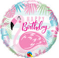Pink Flamingo Birthday Balloon (18 Inch)