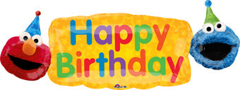 Happy Birthday Sesame Street Banner (D)