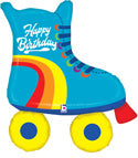 Happy Birthday Roller Skate Foil Balloon (39 Inch)