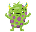 Happy Green Monster Balloon (29 Inch)