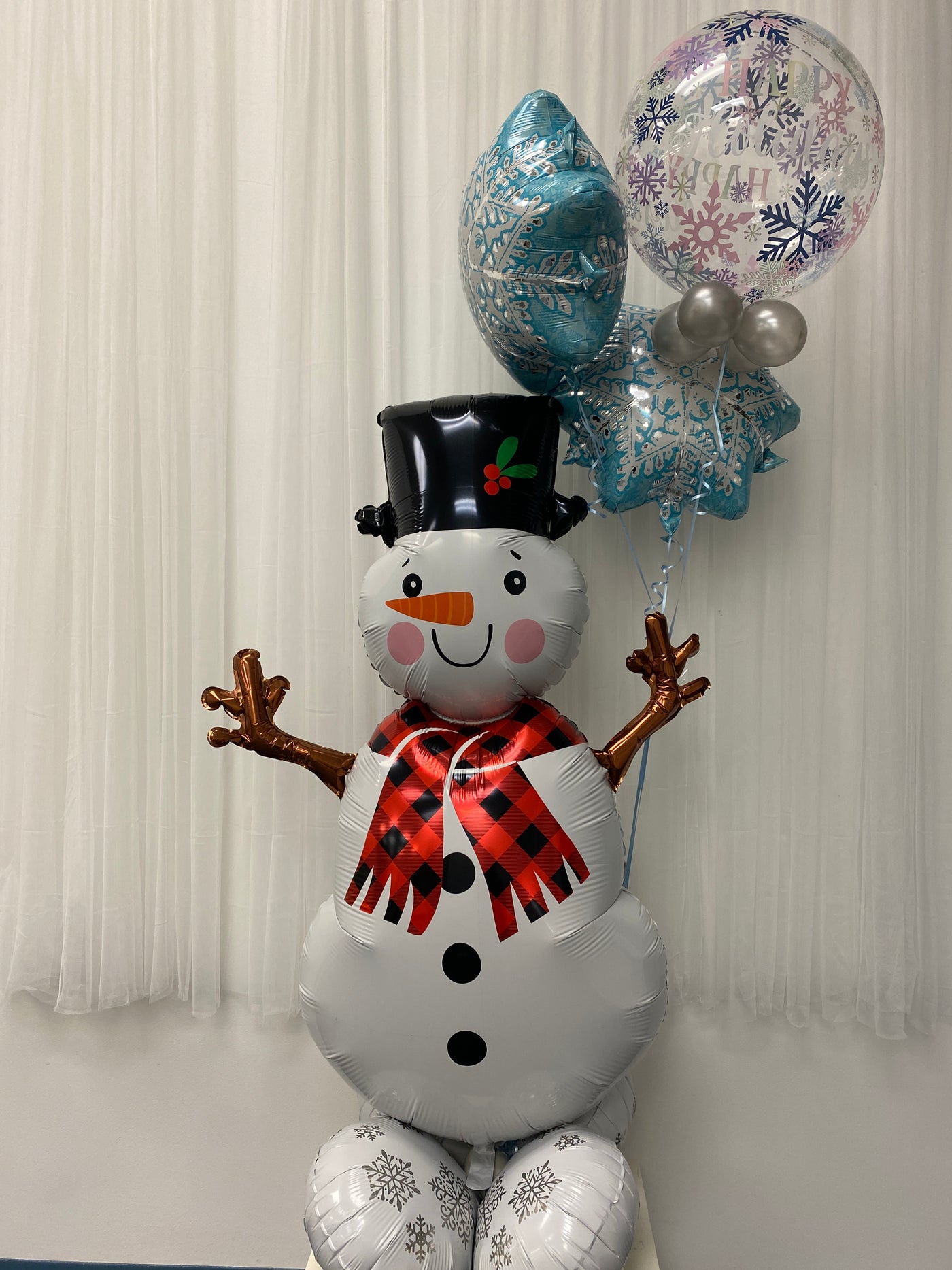 Happy Holidays Snowman Delivery Bouquet