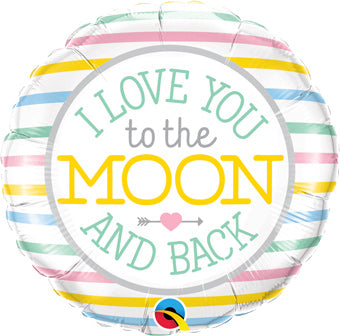 I Love you to the Moon and Back Helium Balloon