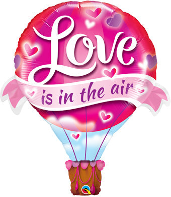 Large 42" Shape "Love Is In The Air" Hot Air Balloon (D)