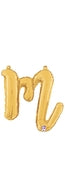 Air-Filled, Non-Floating Small Script Letters