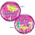 Happy Birthday Forget the Cake Margarita 18" Foil Balloon