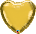Gold Solid Jumbo Foil Heart Balloon (36 Inch)