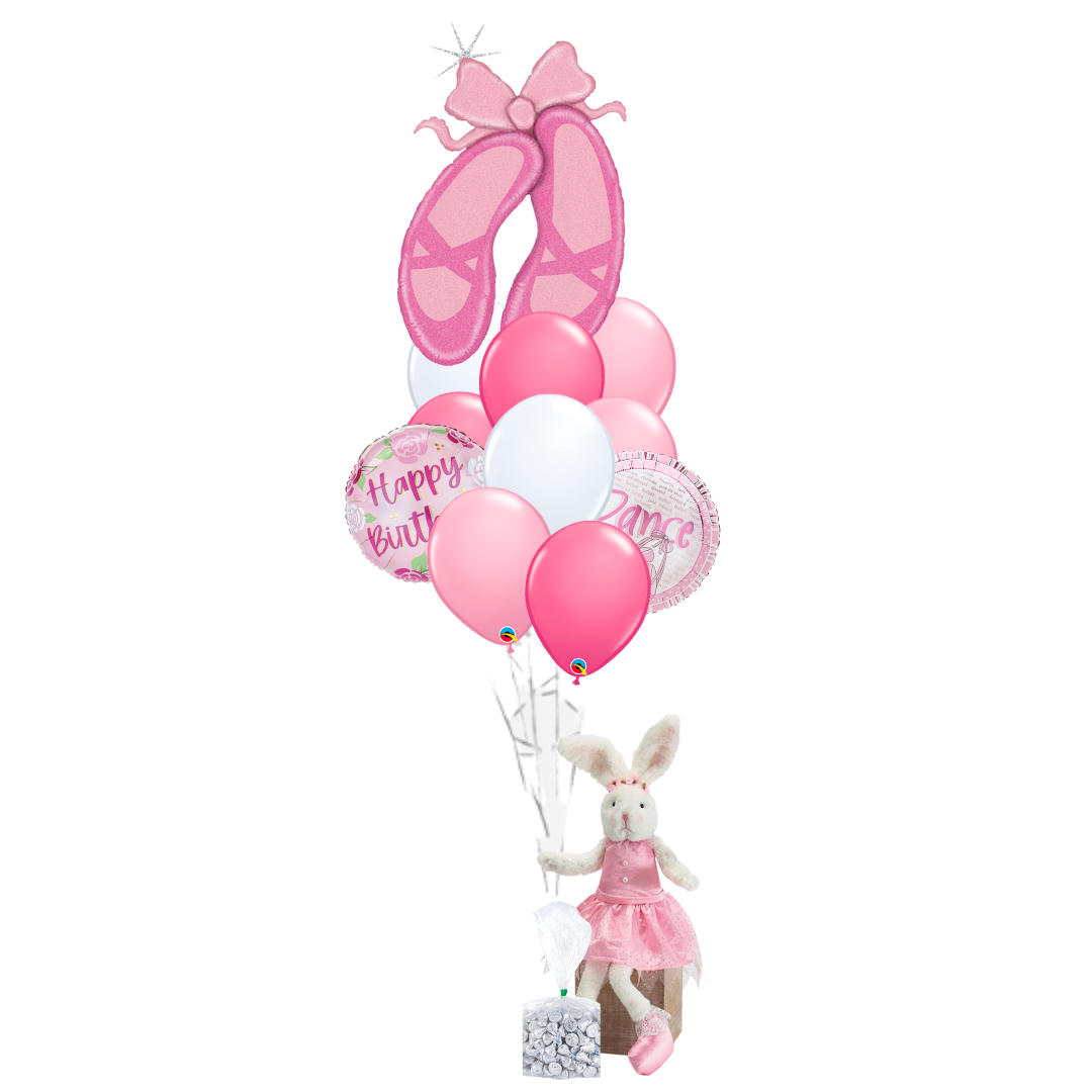 Ballet Bunny Gift Bouquet with Candy bag
