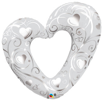 Jumbo 42" Entwined Linky Hearts