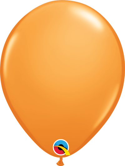 product image of 11 inch latex balloon in the color orange