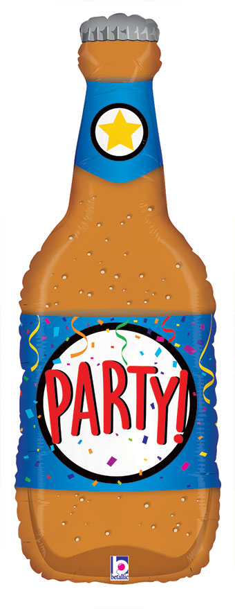 Party 21st Birthday Party Beer Bottle Balloon