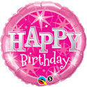 Happy Birthday Pink Sparkle
