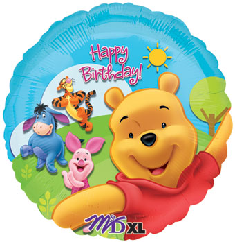Winnie the Pooh and Friends Birthday Balloon (18 Inch)