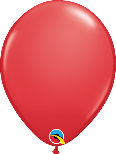 product image of 11 inch latex balloon in the color  red