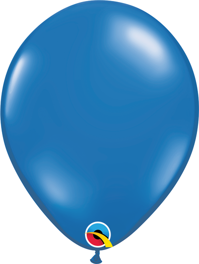 product image of 11 inch latex balloon in the color sapphire bljue