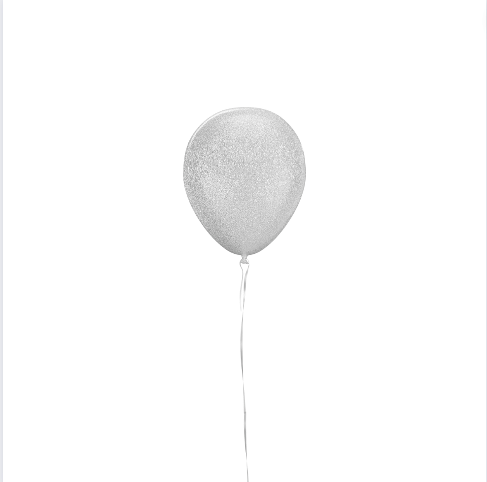 product image of 11 inch latex balloon filled with glitter confetti 