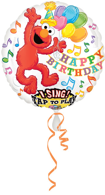 Singing Elmo Happy Birthday Balloon