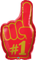 Foam Finger #1 Fan Balloon (D)
