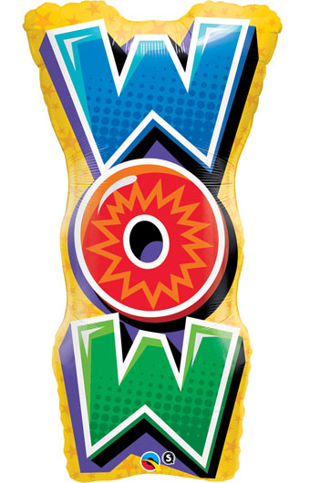 WOW! Stacked Balloon (36 Inch)