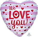 We Love You Glitter Hearts (D)