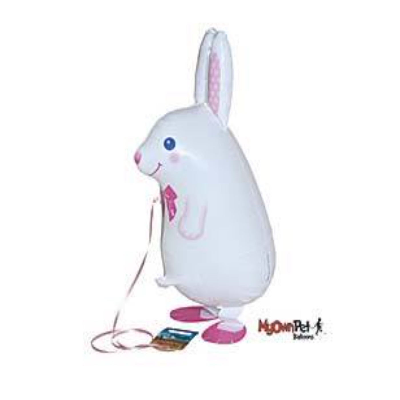 White Pet Bunny Balloon Toy