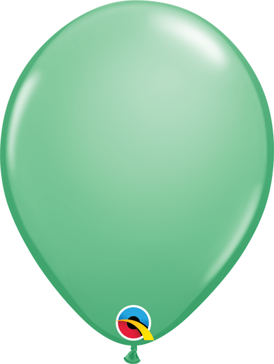 product image of 11 inch latex balloon in the color winter/electric green