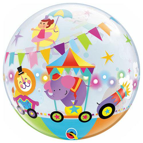 Tightrope Circus Scene Bubble Balloon (D)