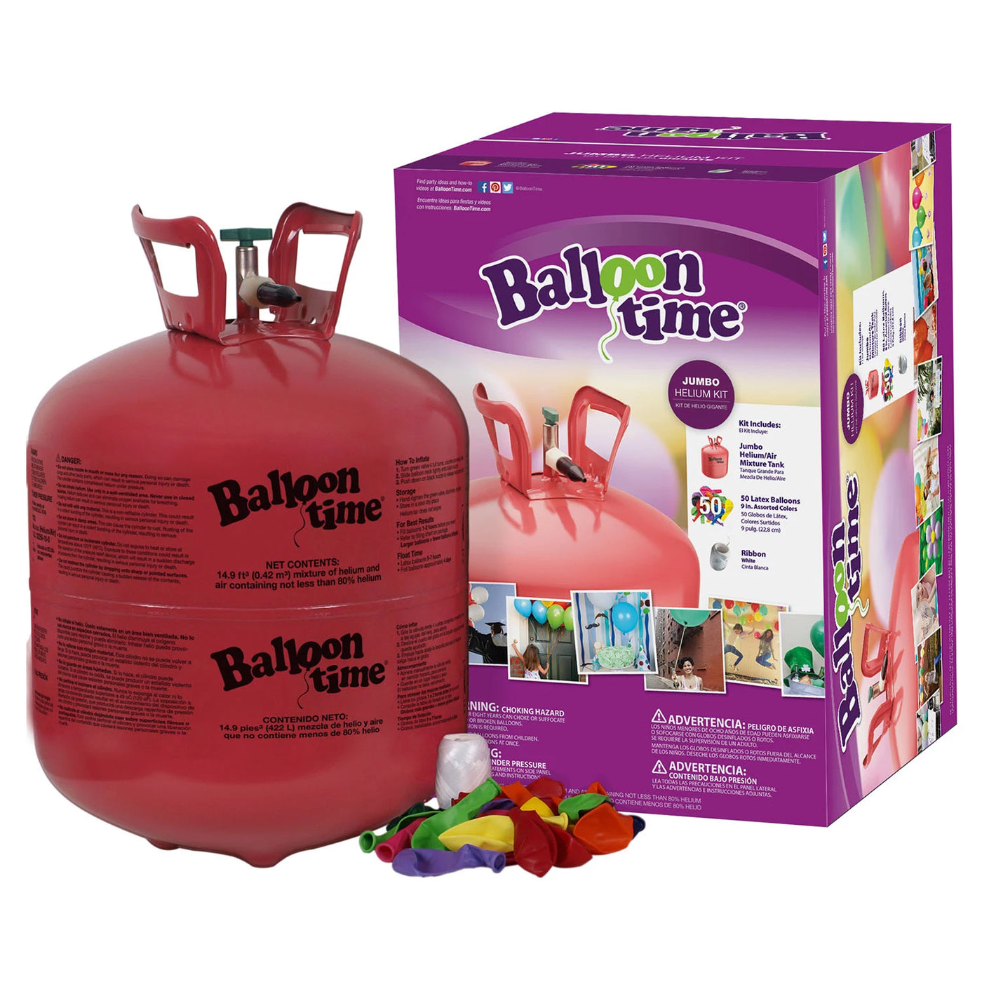 Helium Tank Balloon Kit