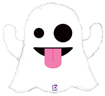 Funny Emoji Ghost Foil Balloon