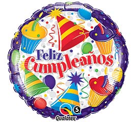 Feliz Cumpleaños Globo Cupcake (D)