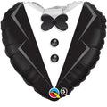 Wedding Gown and Tuxedo Heart Balloons (18 Inch)