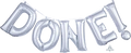 Done! NON-FLOATING, AIR FILLED PHRASE