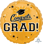 Congrats Grad! (Color Options) 18" Foil Balloon
