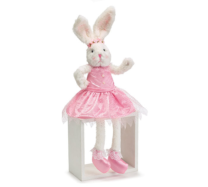 Heavy Weighted Ballerina Bunny Plush Stuffed Animal