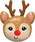 Rudolph The Rednosed Reindeer Head