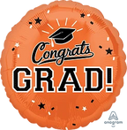 Congrats Grad! (Color Options) 18" Foil Balloon