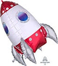 Rocket Ship 3D Balloon (29 Inch)