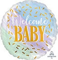 Welcome Baby Sprinkles Balloon (18 Inch)