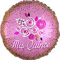Miss Quince Floral Crown Balloon (18 Inch)
