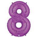 Extra Large 4' Purple Numbers