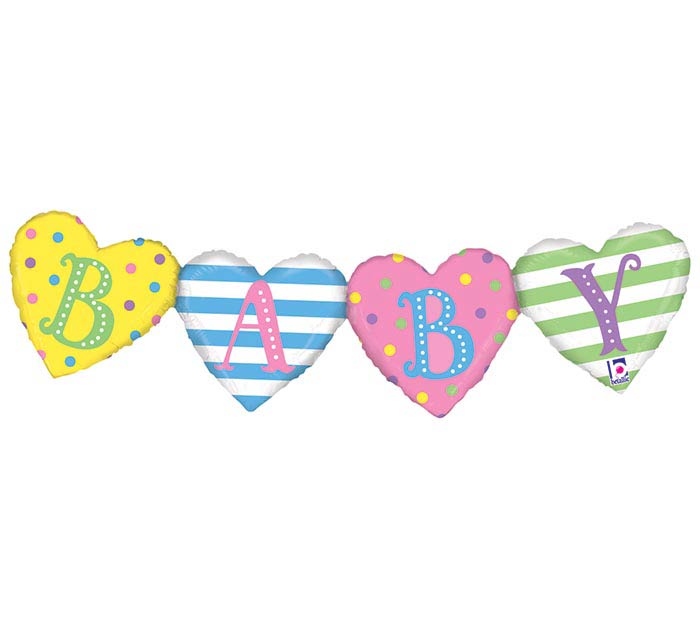 Bunting Baby Balloon Banner (41 Inch)