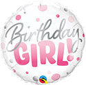 Happy Birthday Girl Pink Dots