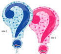 Large Gender Reveal Boy or Girl Question Mark Balloon