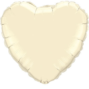Solid Heart Shaped Helium Foil Balloons